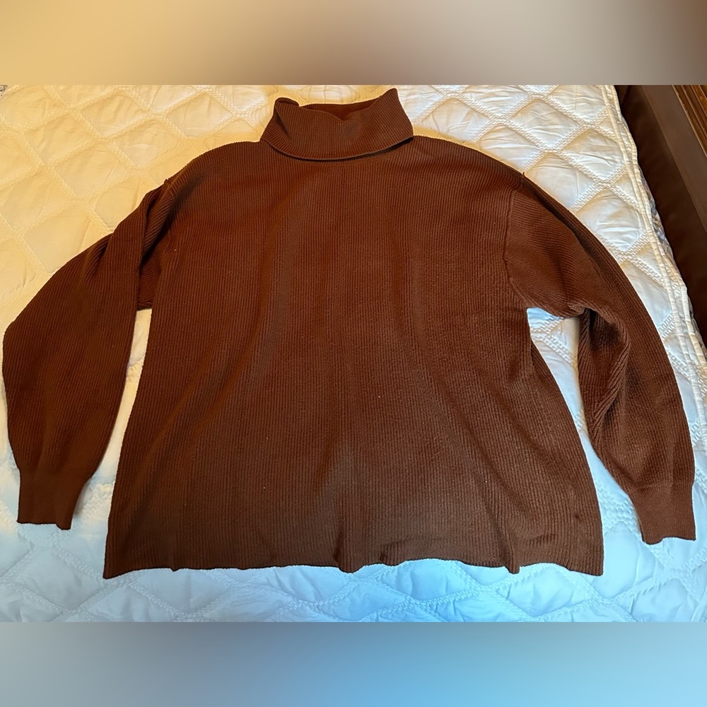 Free People Softly Structured Knit Tunic - tobacco